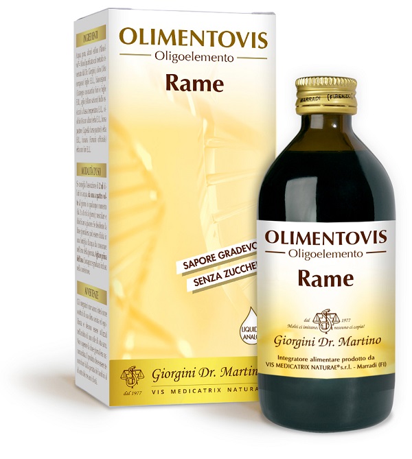 Dr. Giorgini Rame Olimentovis Integratore per Sistema Immunitario e Nervoso 200 ml