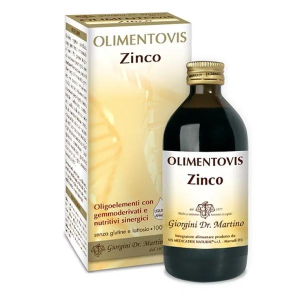 Dr Giorgini Zinco Olimentovis Integratore Alimentare per Difese Immunitarie e Benessere 200ml