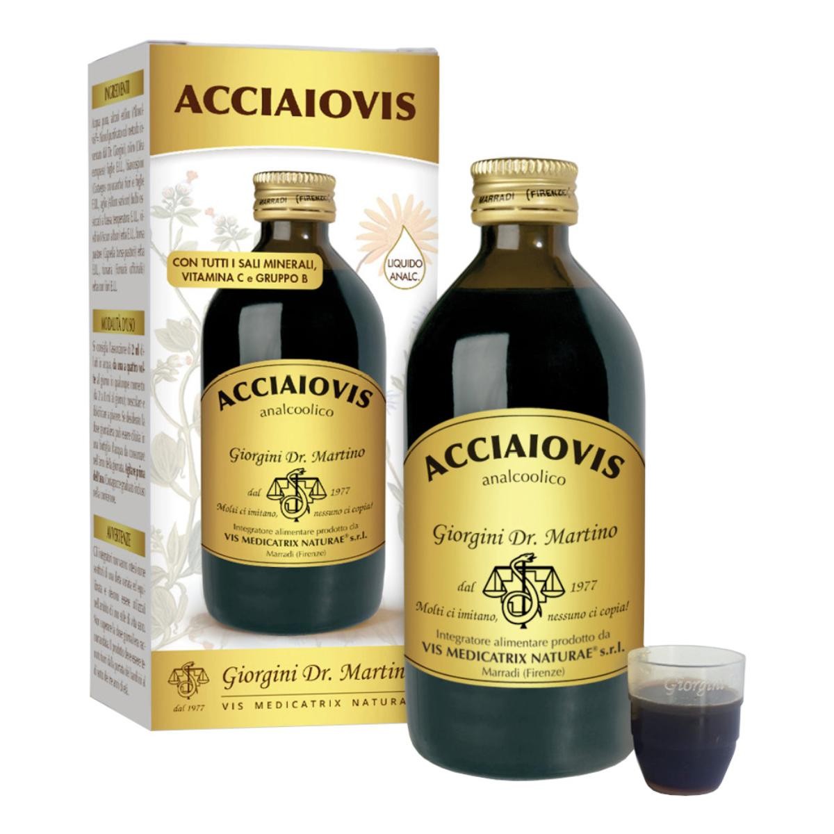 Acciaiovis liquido analcolico 200 ml