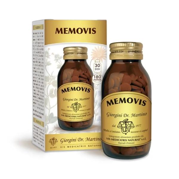 Dr Giorgini Memovis Integratore per Memoria e Funzioni Cognitive 180 Pastiglie