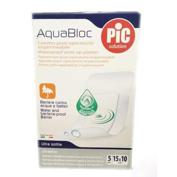 Pic® AquaBloc Cerotto post-operatorio impermeabile 15 x 10 cm 5 pz — confronto prezzi