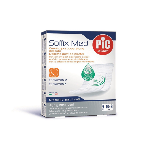 Pic Soffix Med Cerotto Post Operatorio Delicato 10x8 cm 5 Pezzi — confronto prezzi