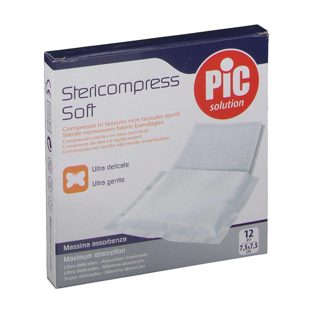 Pic Stericompress - Soft Compresse In TNT 7,5cm x 7,5cm, 12 garze