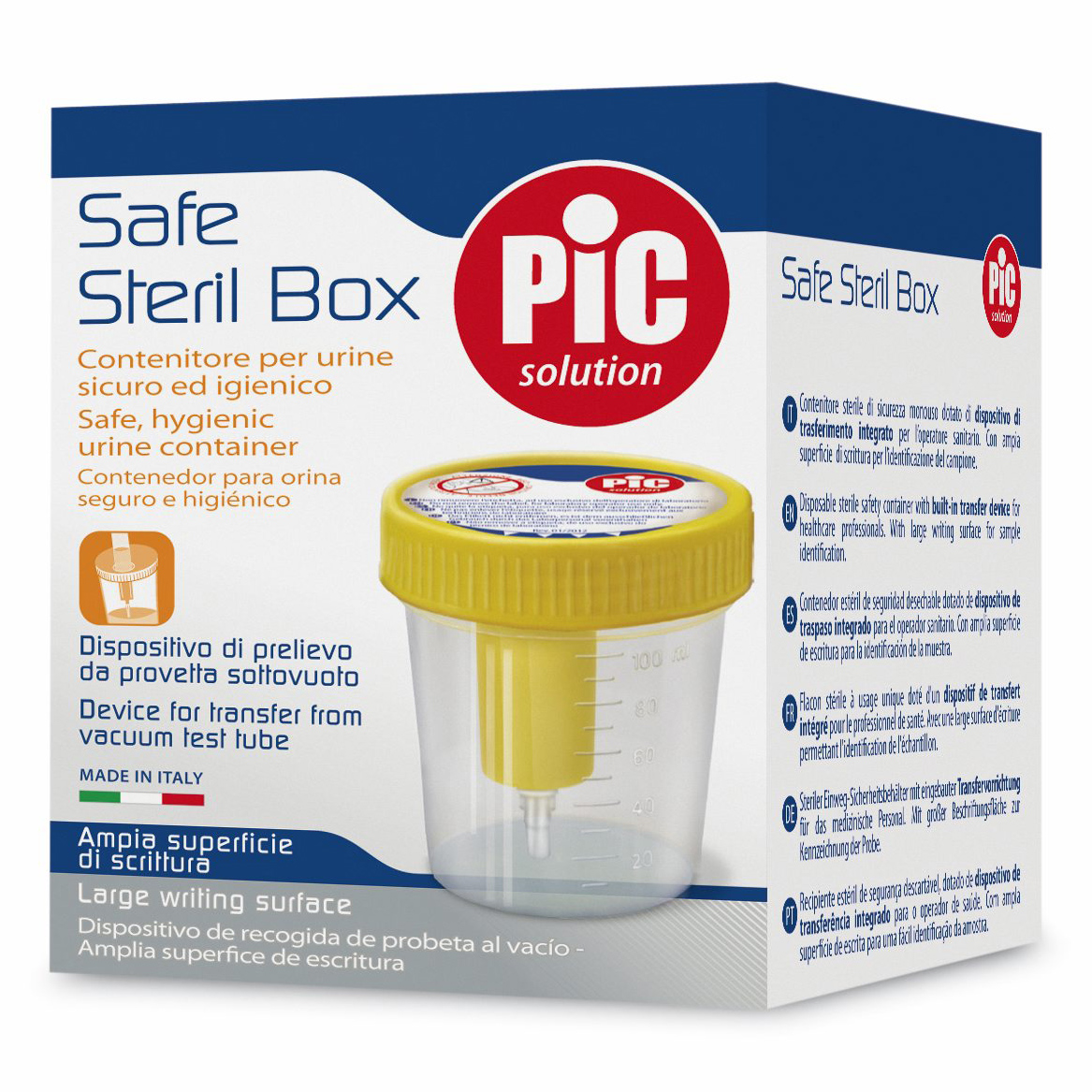 Pic Steril Box Contenitore Urina 100ml Sottovuoto — confronto prezzi