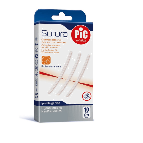 Pic Cerotti Sterili Per Suture Cutanee 3x75 mm 10 Pezzi — confronto prezzi