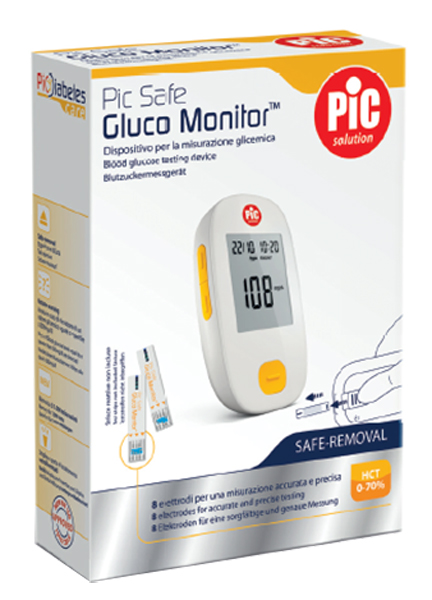 Pic Safe Gluco Monitor Dispositivo Per La Misurazione Della Glicemia