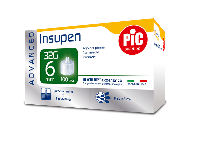 Pic Insupen Aghi Pungidito 32G 6mm 100 Pezzi