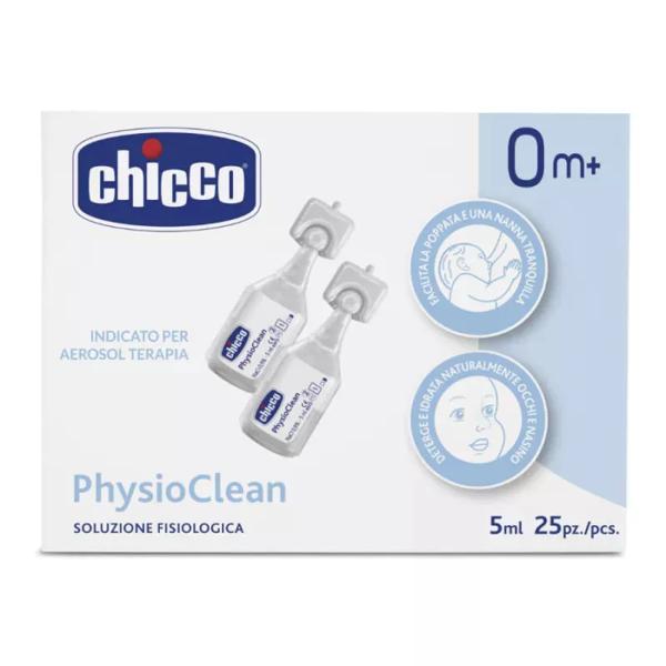 Chicco Physioclean Soluzione Salina Isotonica Igiene Nasale Oculare 25 Pezzi Da 5ml