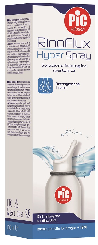 Pic Rinoflux Hyper Spray Soluzione Ipertonica Decongestionante 100ml — confronto prezzi