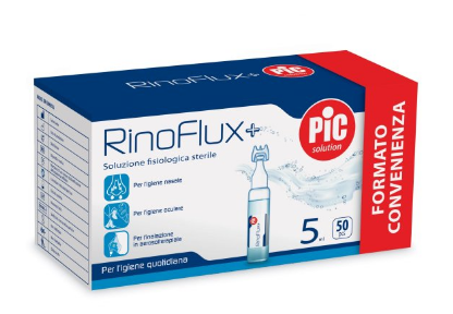 Pic Rinoflux+ Soluzione Isotonica Igiene Quotidianta, 50 x 5ml