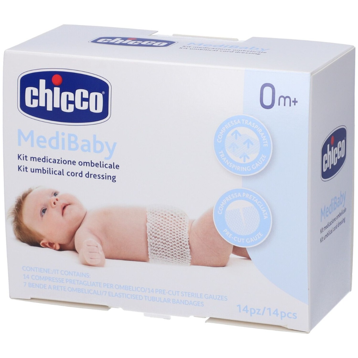 Chicco Medibaby Kit Medicazione Ombelicale 14+7 Pezzi — confronto prezzi