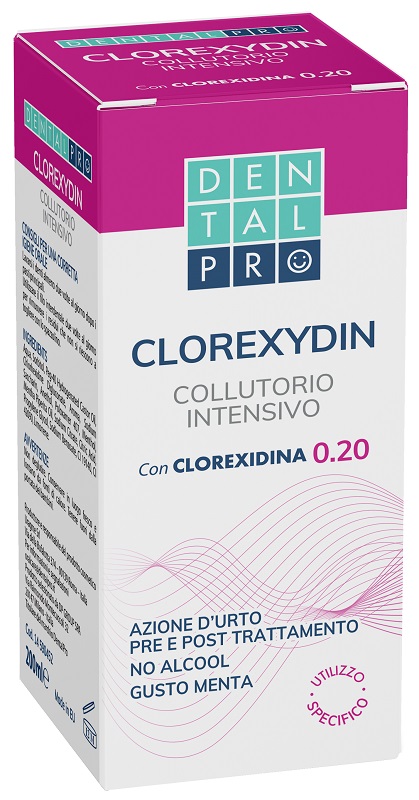 DentalPro Clorexydin - Collutorio Intensivo con Clorexidina 0.20, 200ml