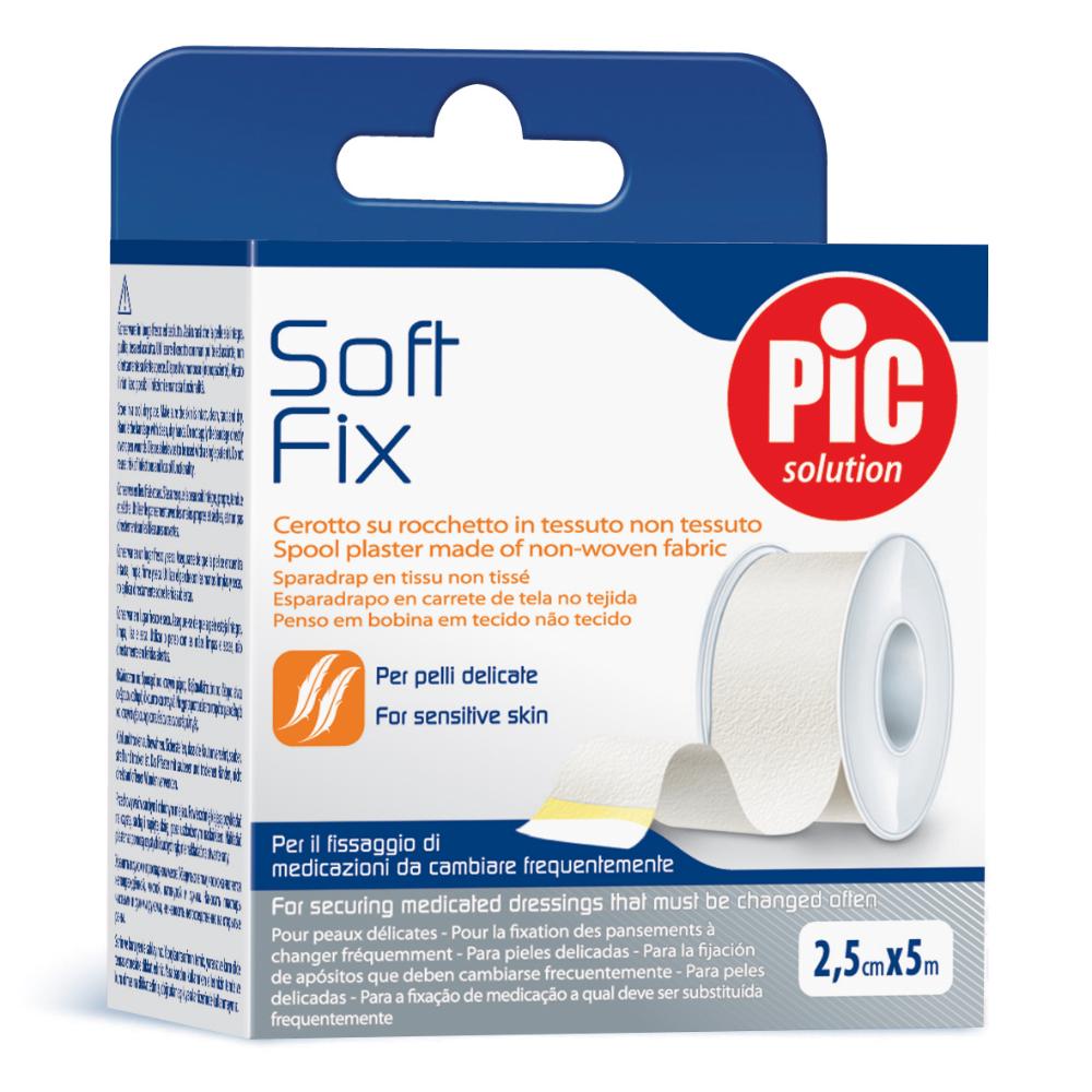 Pic Solution Soft Fix 2,5 cm x 5 m 1 pz Cerotto