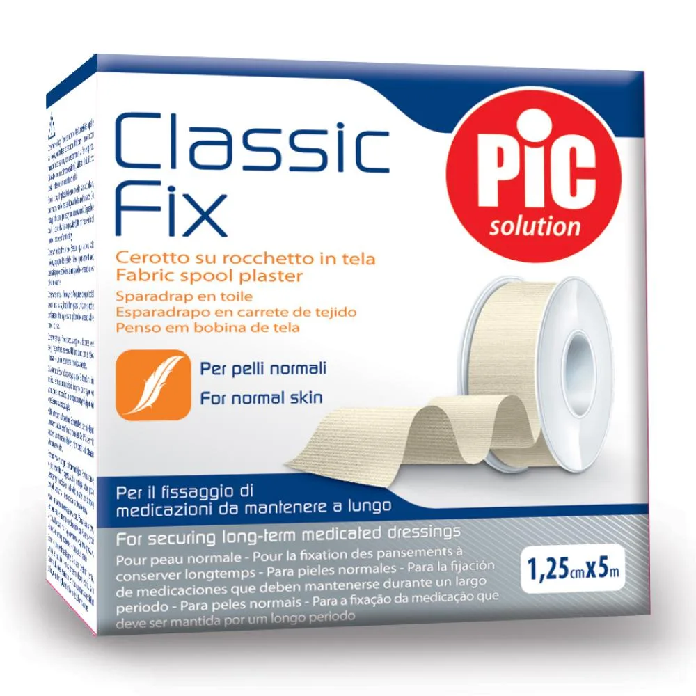 CEROTTO PIC SOFFIX ROCCHETTO TELA BIANCO 2,5CMx5MT 1PZ- PIKDARE