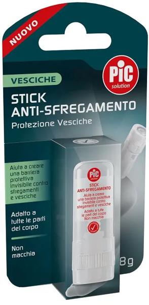 Pic Solution Stick Anti-sfregamento 8 g Barriera Protettiva Anti-vesciche Corpo e Piedi