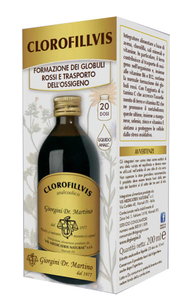 CLOROFILLVIS LIQUIDO ANALCOLICO 200 ML — confronto prezzi
