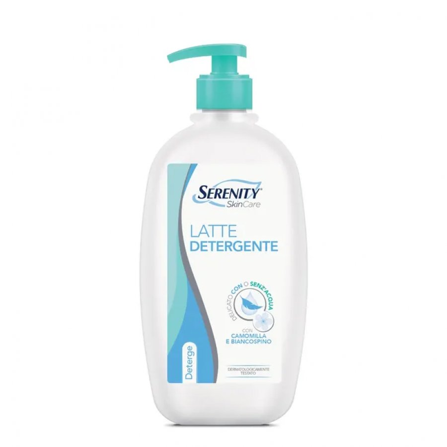 Skincare Latte Detergente per Pelli Sensibili con Camomilla e Vitamina E 500ml - Serenity Spa