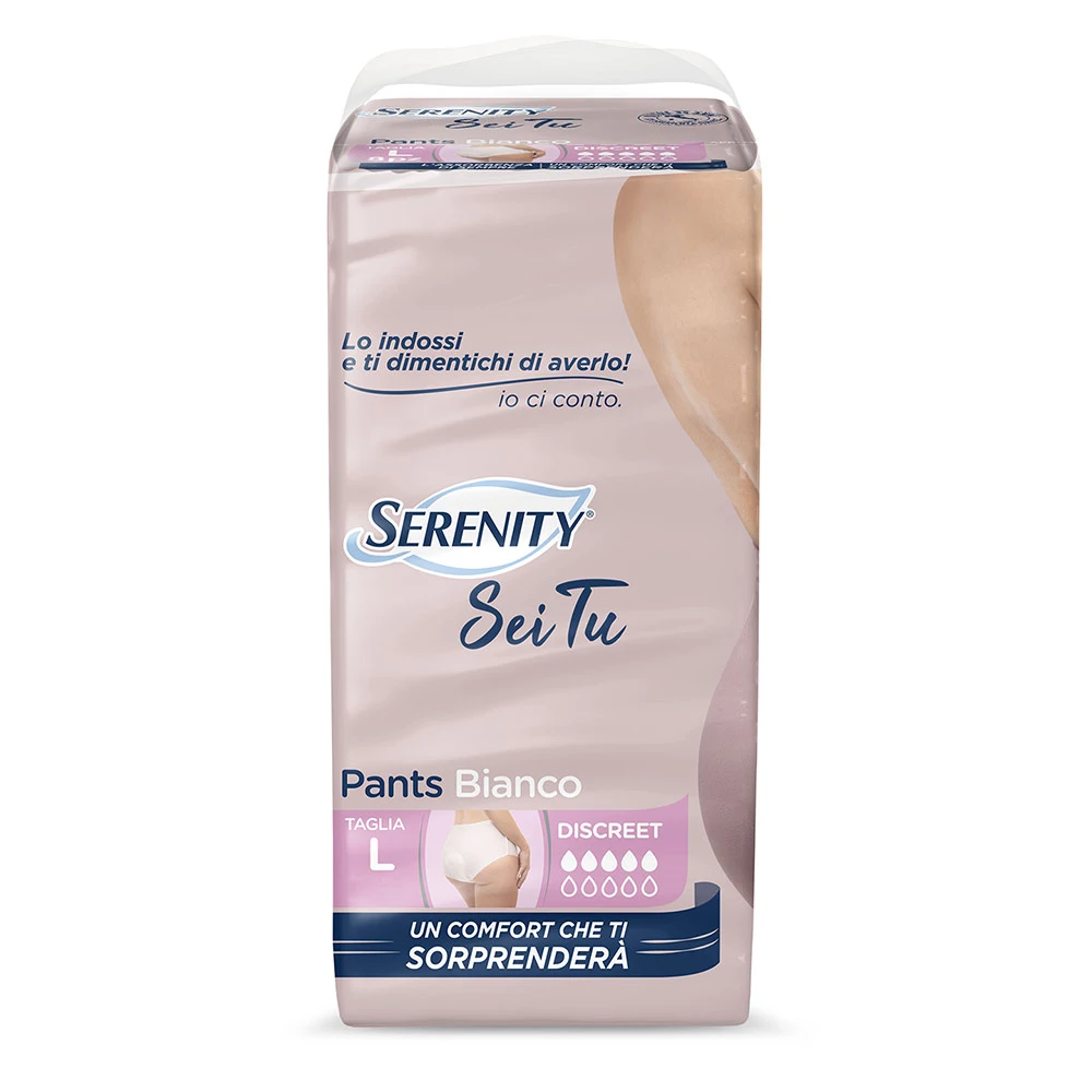 Serenity pants pannolone a mutandina advance seitu discreet taglia large 12 pezzi