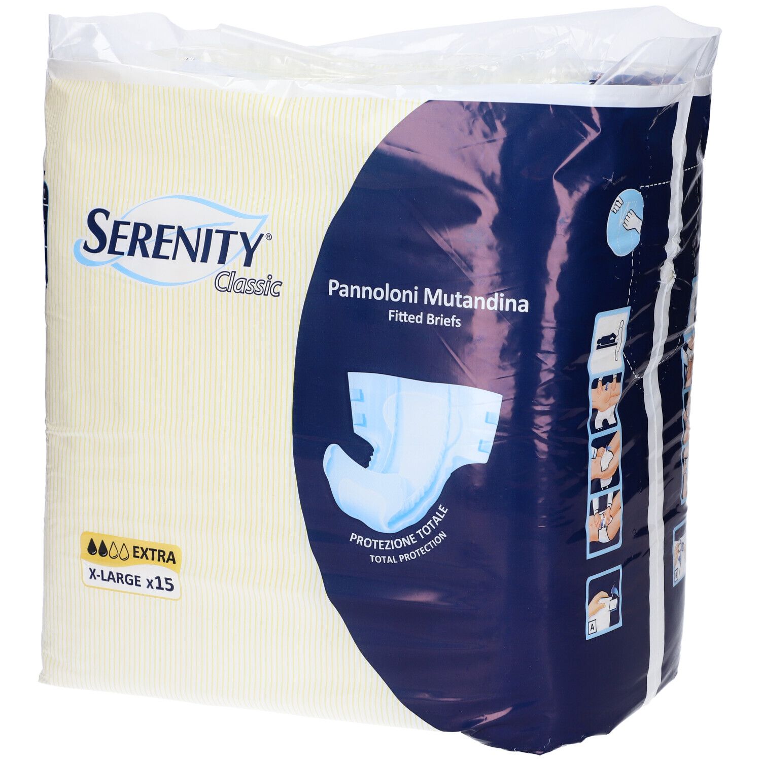 Serenity Pannolone A Mutandina Classic Extra Xl 15 Pezzi St