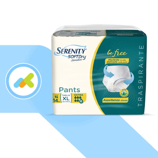 Serenity pants sd sensitive extra xl 14 pezzi