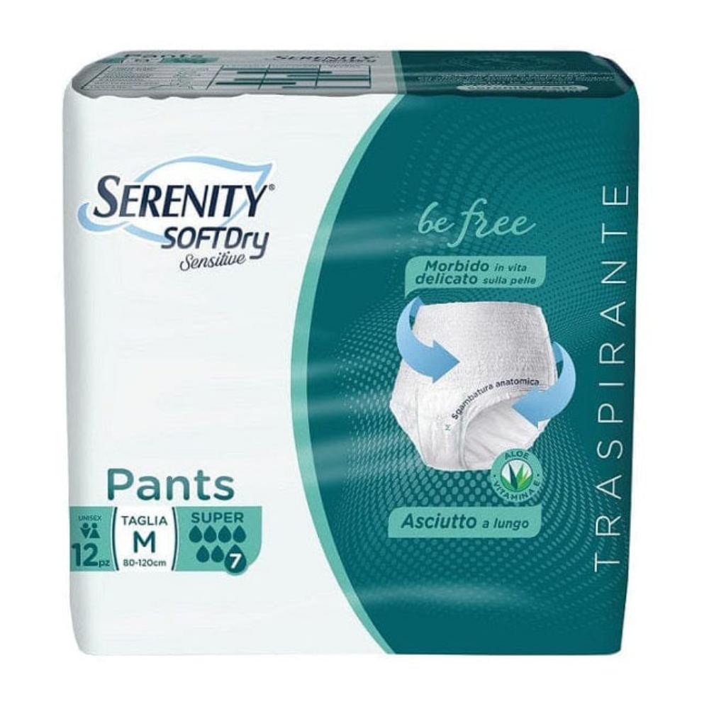 Serenity Pants Super M - Pantaloni Serenity sd sensitive assorbenti per l'incontinenza, 12 pezzi — confronto prezzi