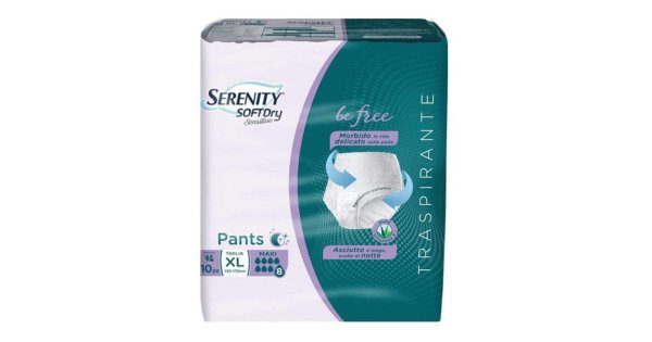 Serenity Pants Sd Sens Mx Xl10 10 St