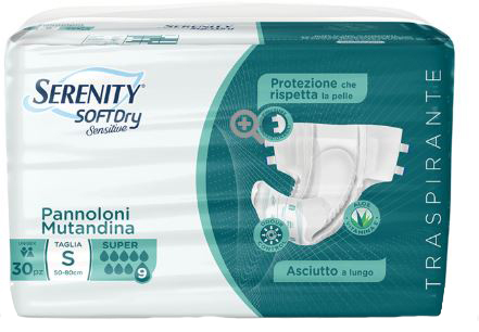 Pannolone mutandina serenity sd sensitive super m 15 pezzi — confronto prezzi