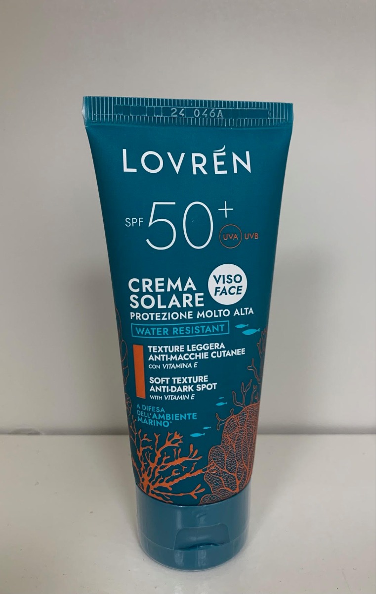 Lovren solaire crema solare viso spf50+ 50 ml