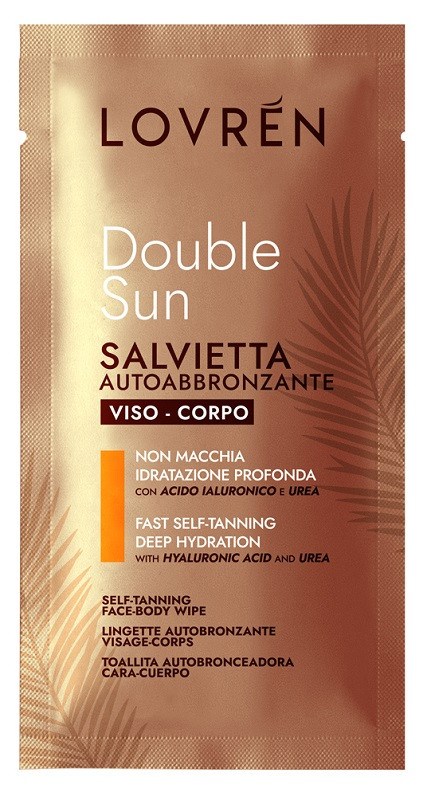 Lovren DoubleSun Salvietta Autoabbronzante 1 pz Salviette