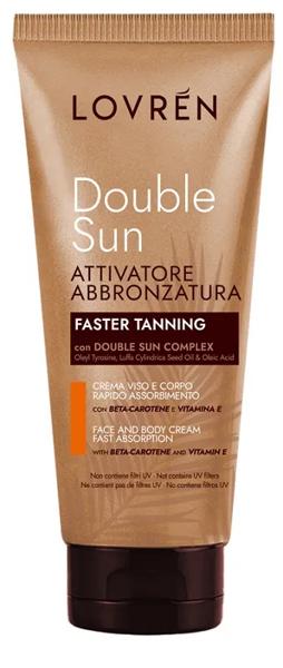 Lovren Double Sun Attivatore Abbronzatura Crema Viso e Corpo 100 ml