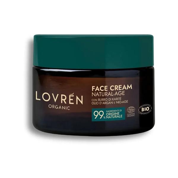 Lovren Organic Crema Viso Anti Età Nutriente Rigenerante 50ml Bio