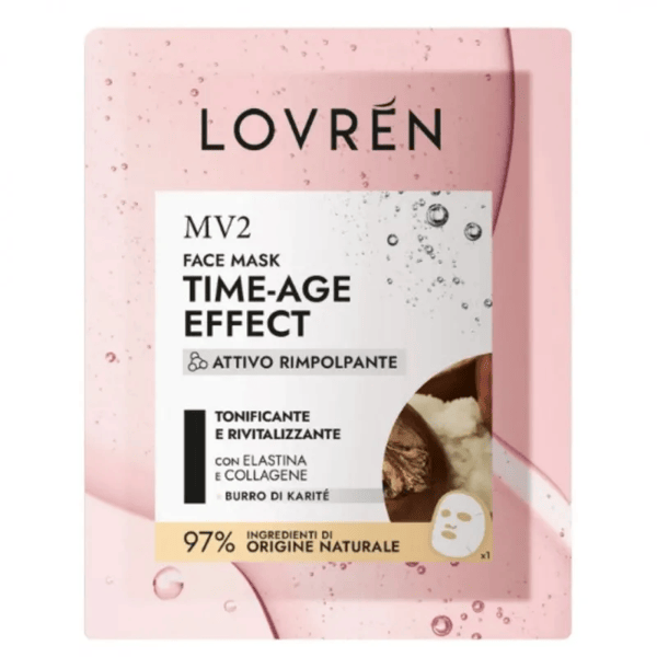 Lovren MV2 Time Age Effect Maschera Viso Rimpolpante con Burro di Karitè 1 Pezzo