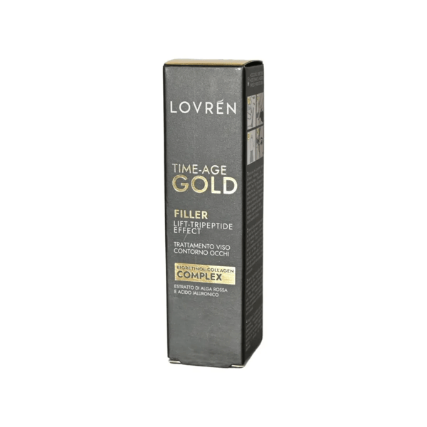 Lovrén Time-Age Gold Filler Lift 5 ml Trattamento per Viso e Contorno Occhi Anti-Rughe