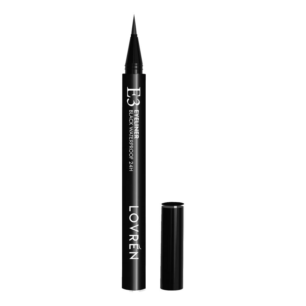 Lovren E3 Eyeliner Nero Waterproof 24 H 0,5 ml Make up