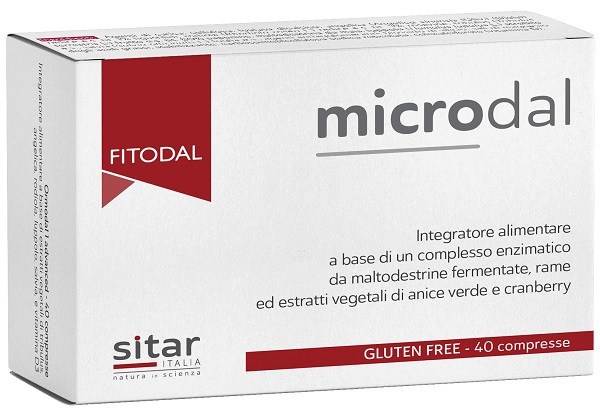 Fitodal Microdal Integratore Per Favorire La Funzione Digestiva 40 Compresse — confronto prezzi
