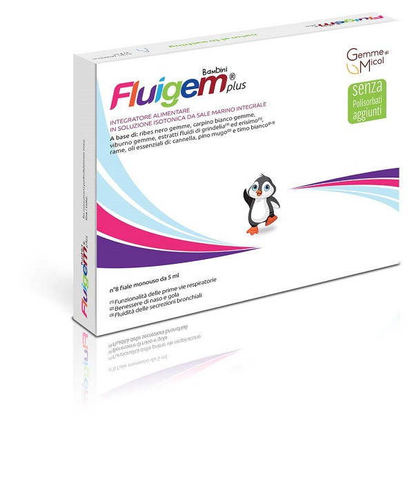 Fluigem plus bambini 8 fiale da 5 ml