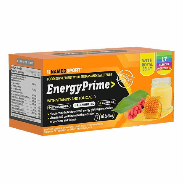 Named Sport EnergyPrime Integratore Alimentare 10 Flaconcini