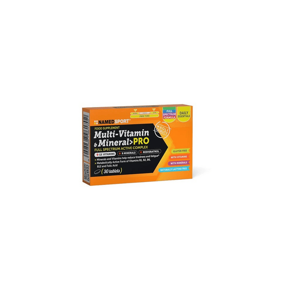 Named Sport Multi-Vitamin & Mineral Pro Integratore 30 Compresse — confronto prezzi