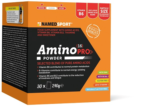 Named Sport AminoPro 30 Bustine Integratore di Aminoacidi Puri e Vitamine B — confronto prezzi