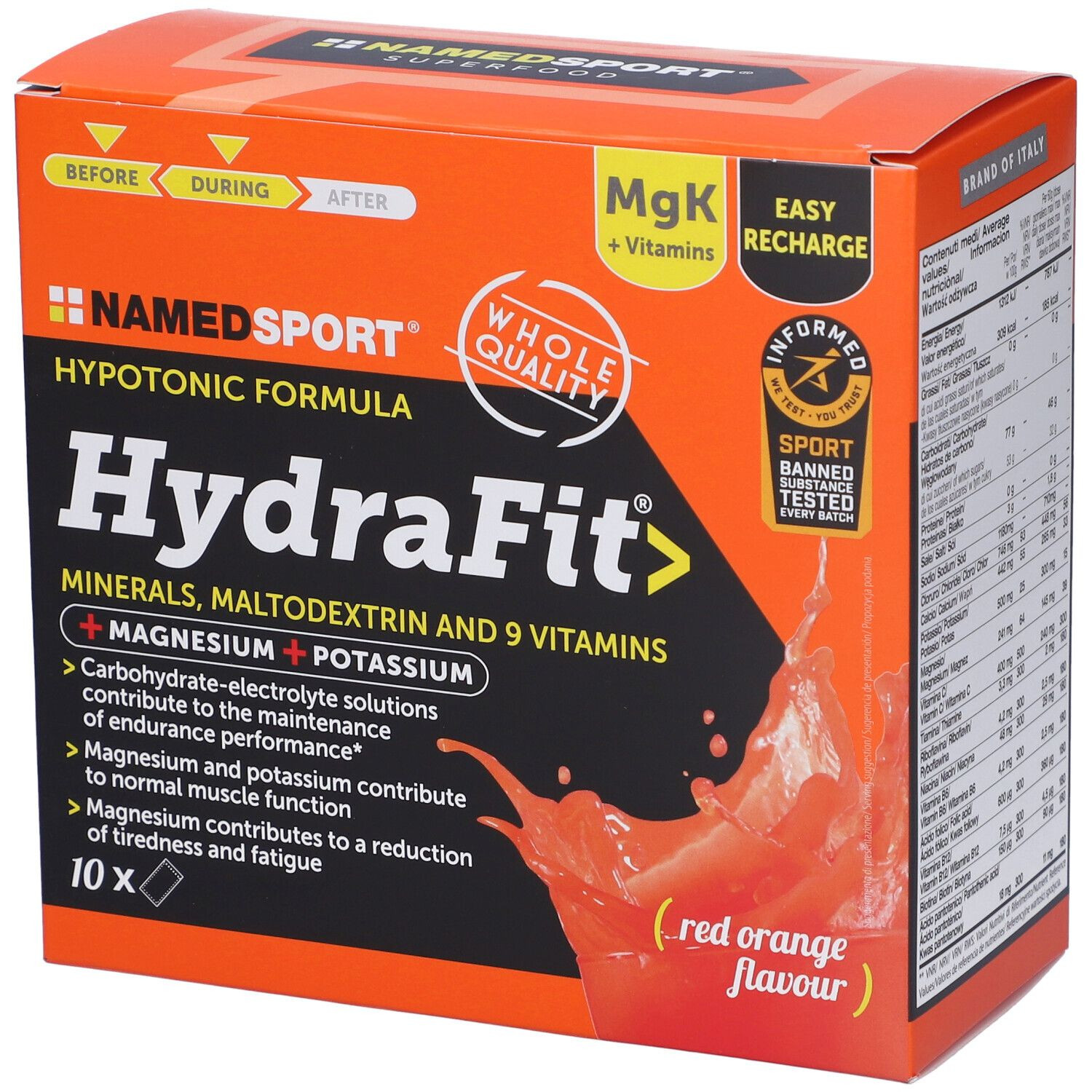 NAMEDSPORT HydraFit Bustine 200 g Polvere per soluzione orale — confronto prezzi