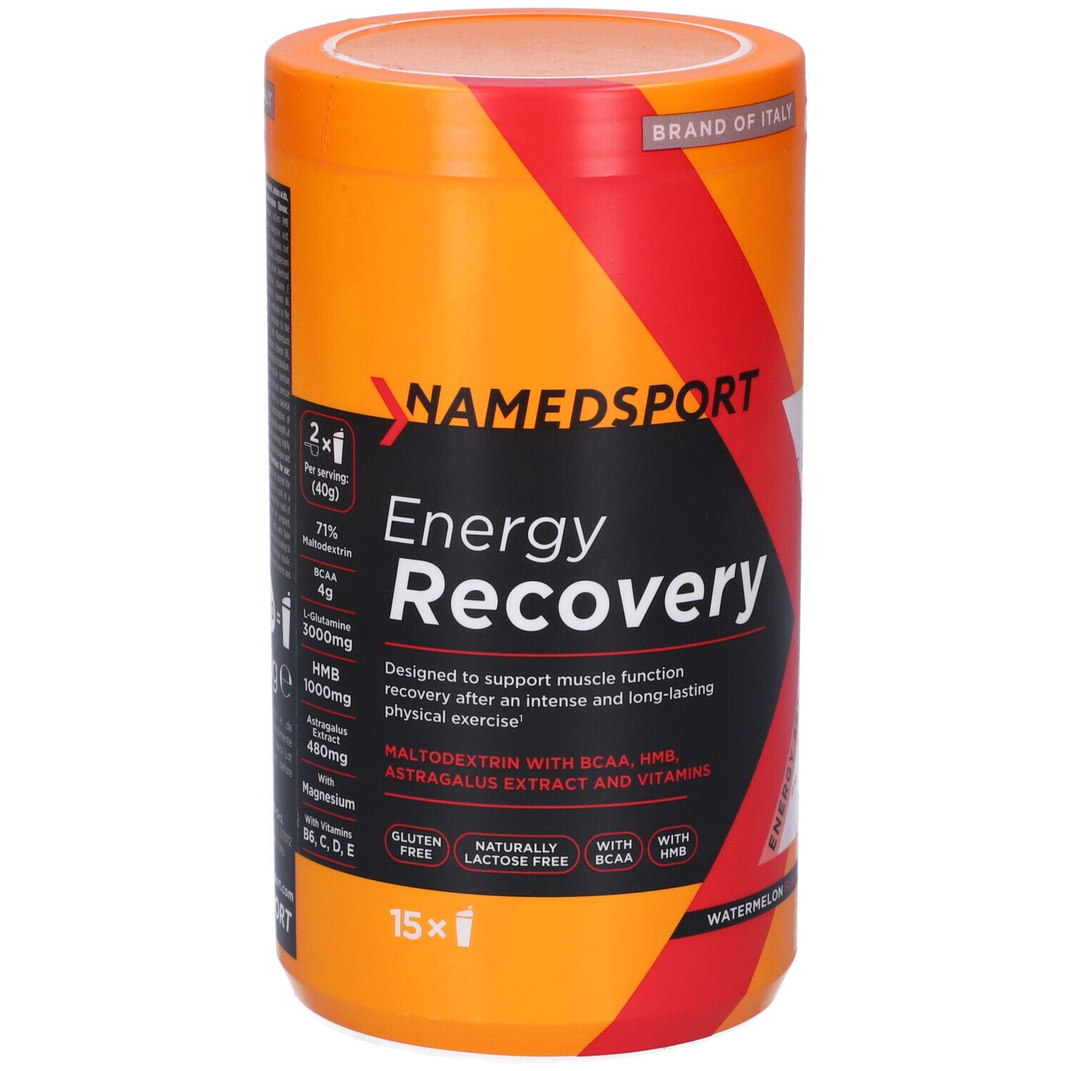 NamedSport Energy Recovery Polvere Solubile Gusto Anguria 600 g per soluzione orale