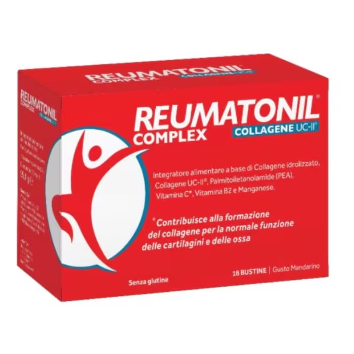 Reumatonil Complex Collagene Integratore Per La Normale Funzione Di Cartilagini E Ossa 18 Bustine — confronto prezzi