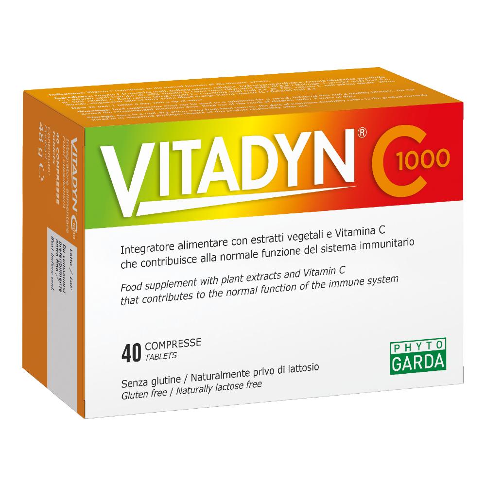Vitadyn C 1000 Integratore Di Vitamina C Per Il Sistema Immunitario 40 Compresse
