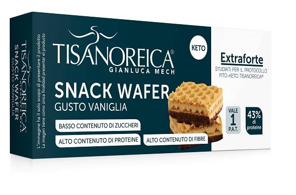 TISANOREICA SNACK WAFER VANIGLIA 2 PEZZI DA 18 G