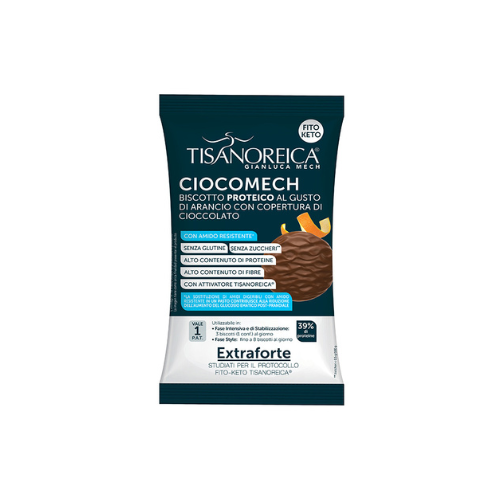 Tisanoreica ciocomech biscotto proteico arancio copertura cioccolato 3 pezzi — confronto prezzi