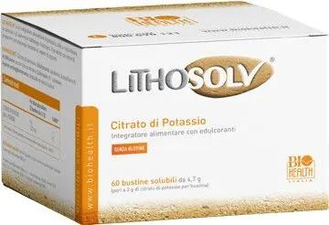 Lithosolv 60 Bustine Integratore Alcalinizzante per Equilibrio Acido Base 60 Bustine