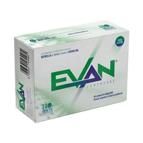 Biohealth Italia Evan Integratore Alimentare Funzionalità Articolare e Digestiva 60 Compresse — confronto prezzi