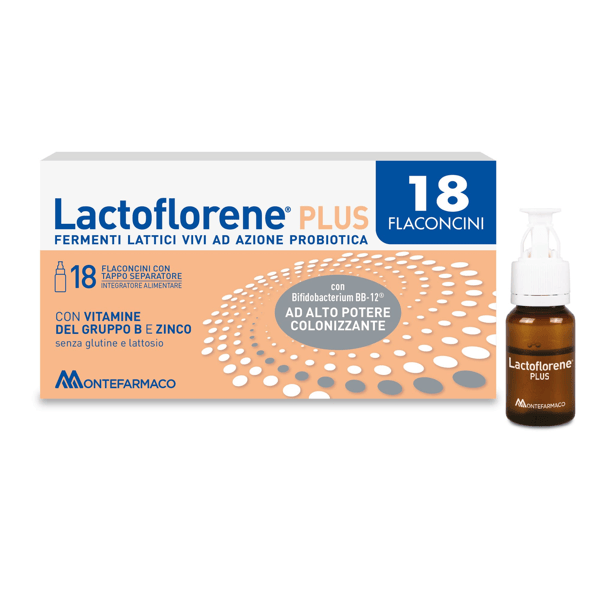 Lactoflorene Plus Integratore Fermenti Lattici Vivi 18 Flaconcini