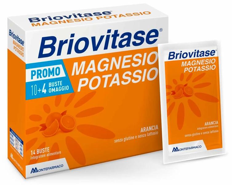 Briovitase Orange Integratore Magnesio e Potassio 14 Bustine — confronto prezzi