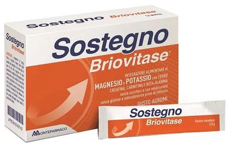 Briovitase Sostegno Integratore Magnesio e Potassio 14 Bustine
